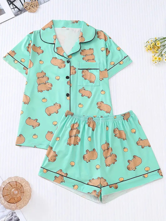 capybara pyjamaset
